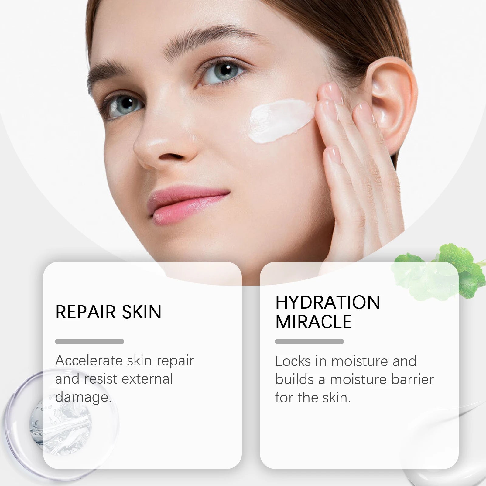 Centella Serum Rejuvenating Brightening Facial Skin Pores Repair Redness Moisturizing Calming Essence Korean Skin Care Products