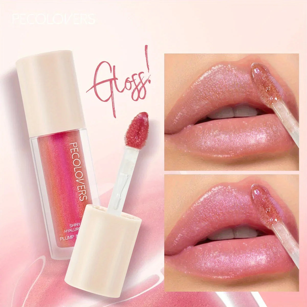 Moisturizing And Lip Lacquer Sparkling Lip Gel Lip Gloss Shiny And Glittery Glass Lips Daily Makeup Water Glossy Lip Color