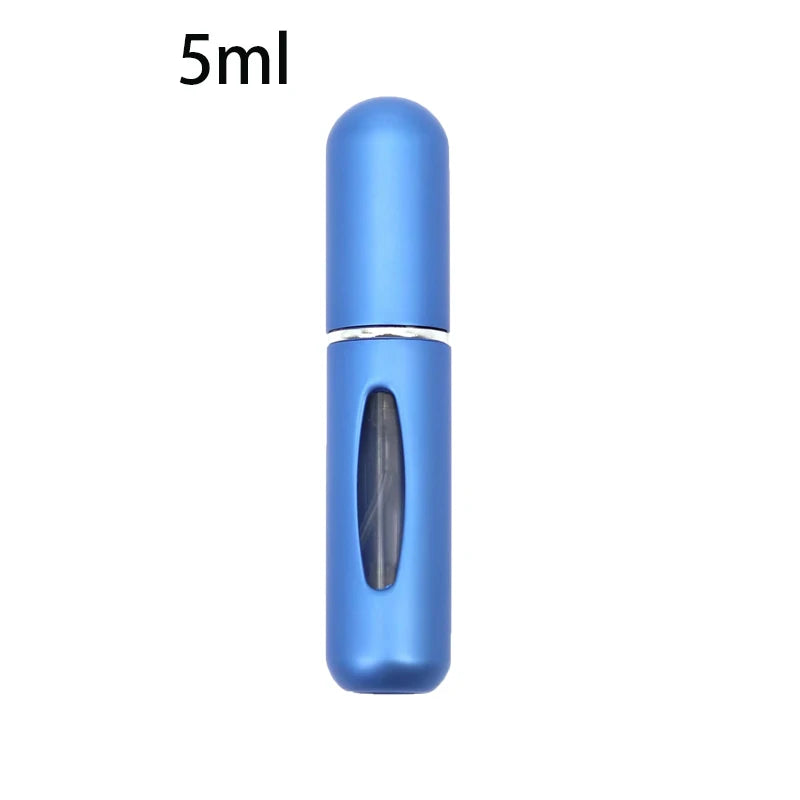 KIMLUD, Refillable Mini Perfume Bottle Portable Cosmetic Bottle Spray Bottle Atomizer Spray Container Travel Refillable Bottles 8ml /5ml, 5ml Matte Blue, KIMLUD APPAREL - Womens Clothes