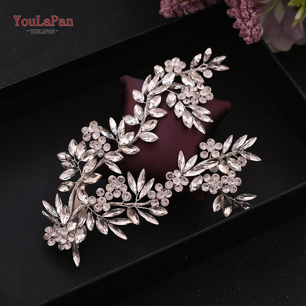 KIMLUD, YouLaPan HP434 Bridal Headband Rhinestone Women Headwear Bride Crowns Tiaras Wedding Hair Accessories Pageant Party Headdress, HP271 / CHINA, KIMLUD APPAREL - Womens Clothes