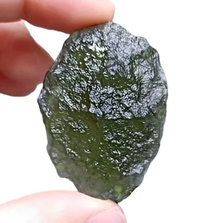 Moldavite Natural Czech Meteorite Impact Glass Rough Stone Crystal Energy Stone