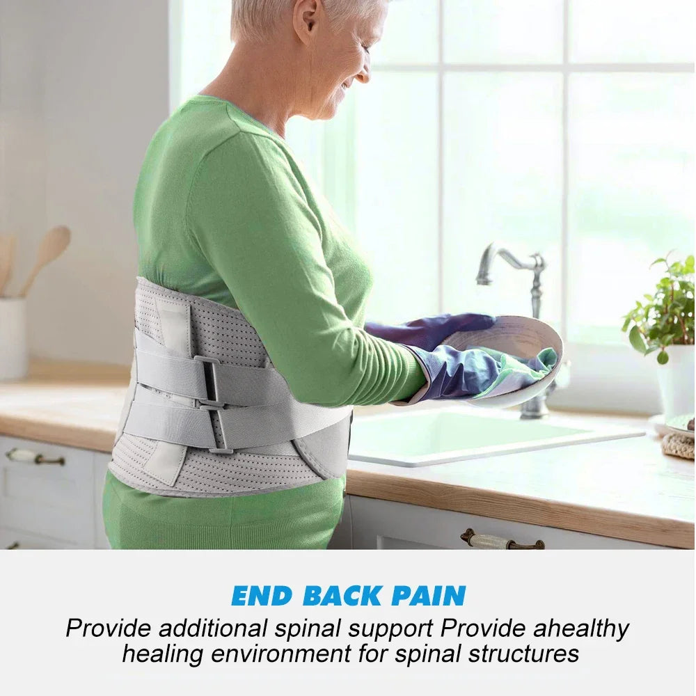 KIMLUD, Back Brace for Lower Back Pain, Immediate Pain Relief From Sciatica, Herniated Disc,Scoliosis, Decompression Lumbar Support Belt, KIMLUD Womens Clothes