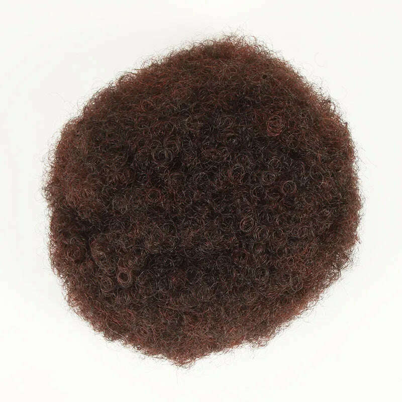 Afro Kinky Pony Tail Clip In on African Synthetic Hair Afro Puff Chignon Hairpiece For Women Drawstring Ponytail Kinky - KIMLUD