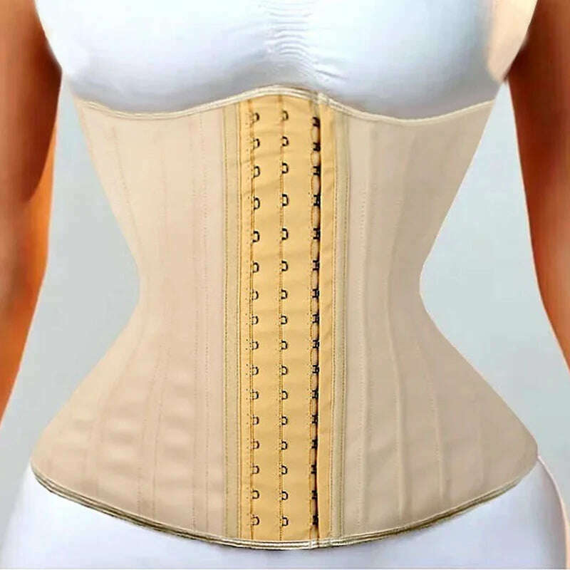 AfruliA High Compression Body Shaper for Waist Trainer Corset Modeling Belt Tank Top Tummy Control Vest Fajas Colombianas Girdle - KIMLUD