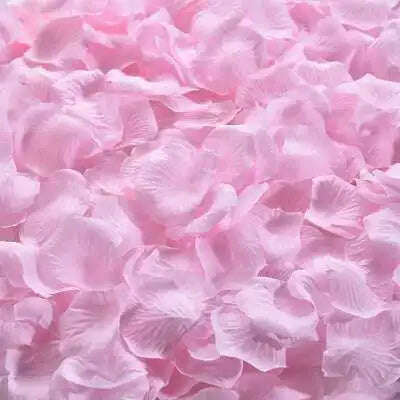 Artificial Wedding Rose Petals Romantic Silk Petals Flower Petals Valentine Day Wedding Marriage Party Rose Leaves Decoration - KIMLUD