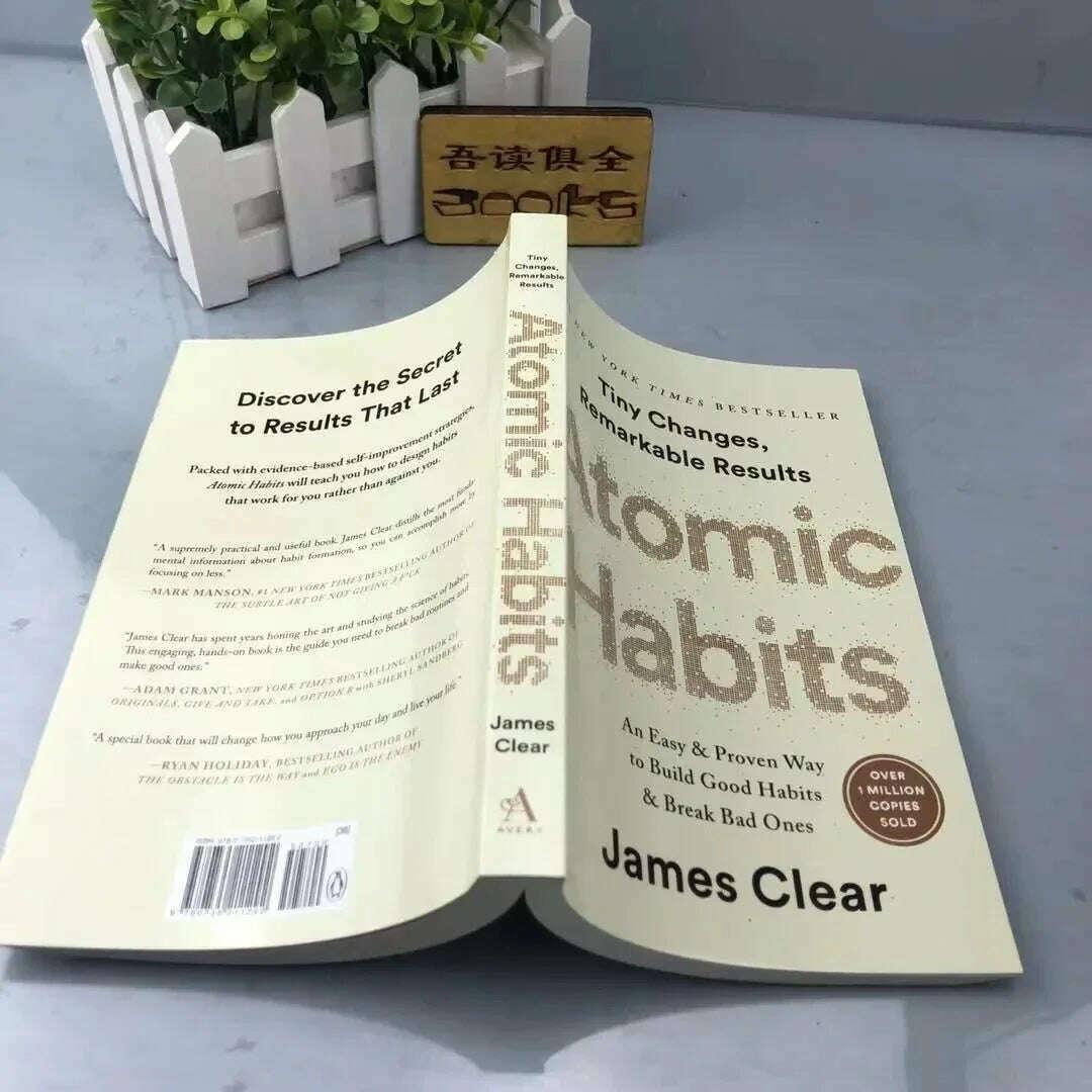 KIMLUD, Atomic Habits By James Clear An Easy & Proven Way to Build Good Habits & Break Bad Ones Self-management Books, KIMLUD Womens Clothes