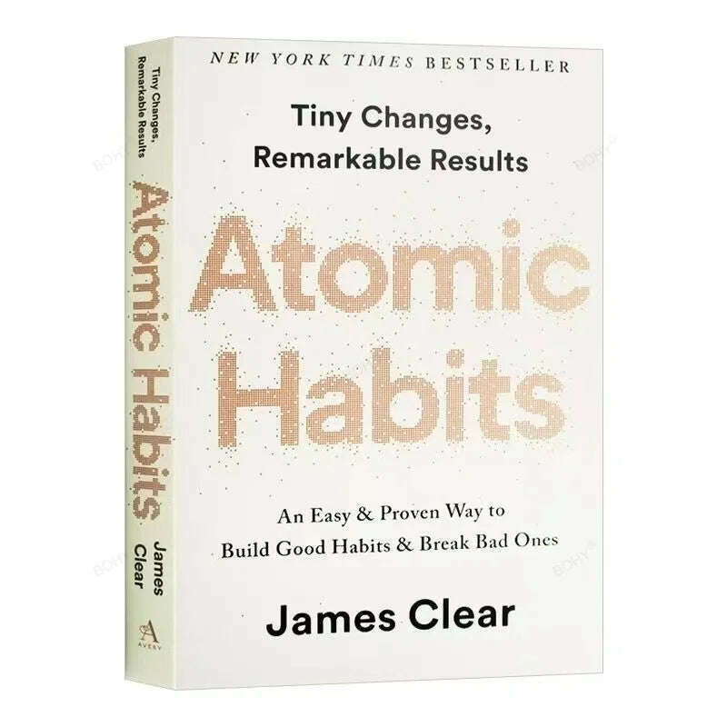 KIMLUD, Atomic Habits By James Clear An Easy Proven Way To Build Good Habits Break Bad Ones Self-management Books, KIMLUD Womens Clothes