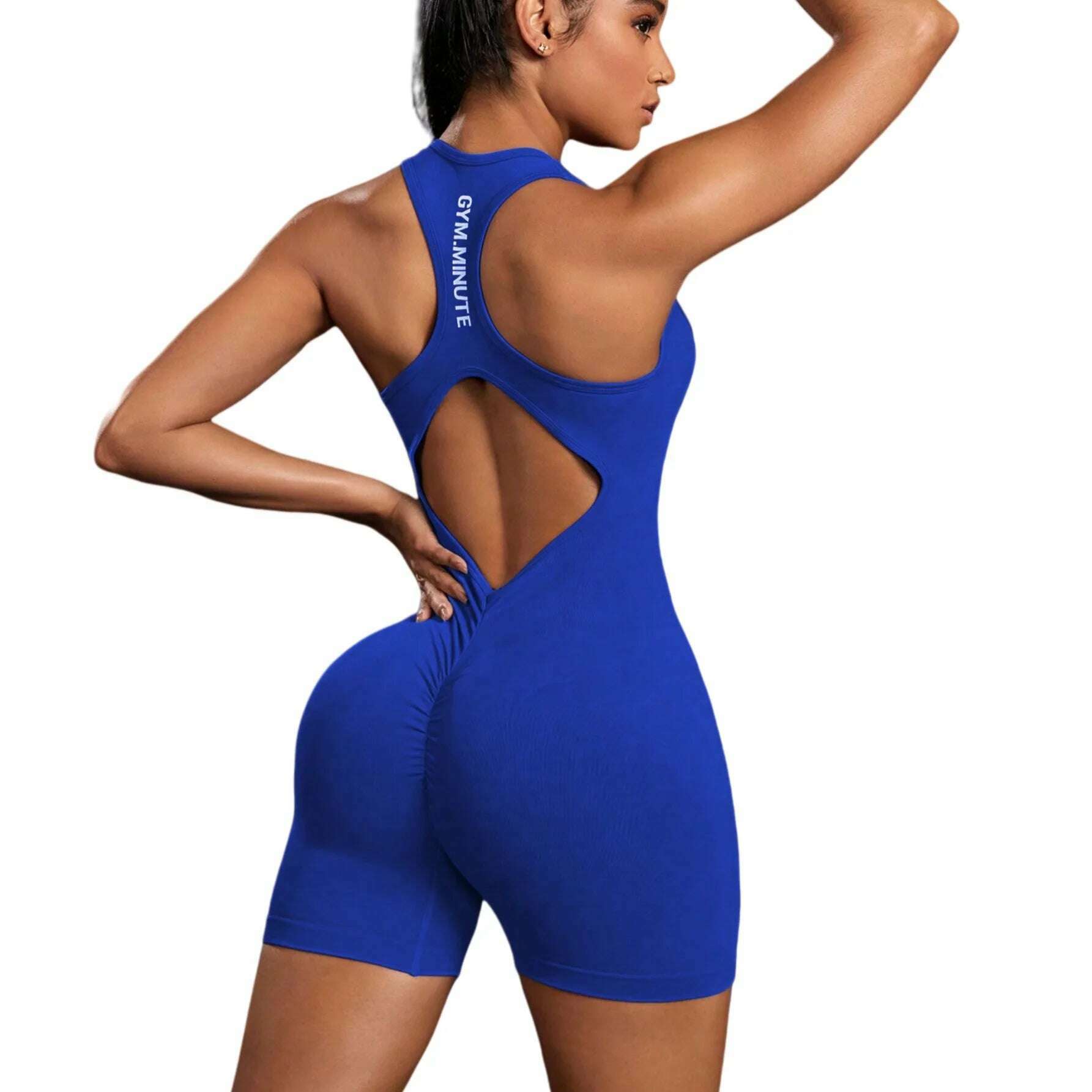 KIMLUD, Back Cross Sports Yoga Jumpsuits Women One Piece Bodysuits High Stretchy Rompers Breathable Ropa Deportiva Mujer Gym Tracksuit, KIMLUD Womens Clothes