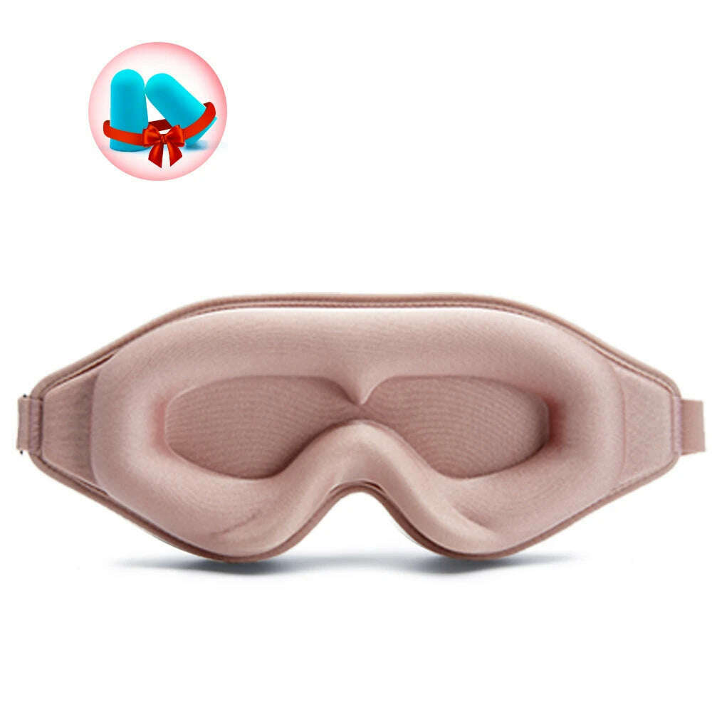 KIMLUD, Blackout 3D Sleep Mask Memory Foam Eye Shade Breathable Eye Patch Travel Smooth Slaapmasker Relax Sleeping Aid Women Men, KIMLUD Womens Clothes