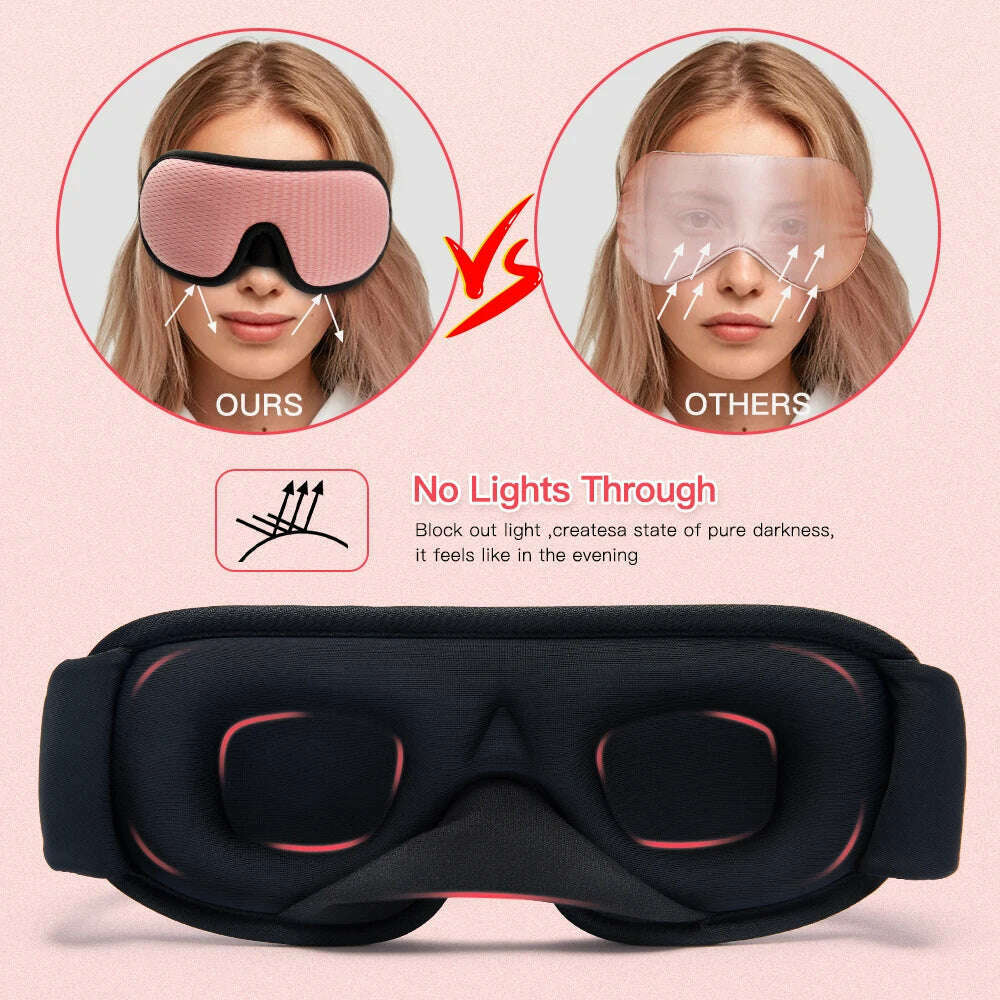 KIMLUD, Blocking Light Sleeping Eye Mask Soft Padded Travel Shade Cover Rest Relax Sleeping Blindfold Eye Cover Sleep Mask Eyepatch, KIMLUD Womens Clothes