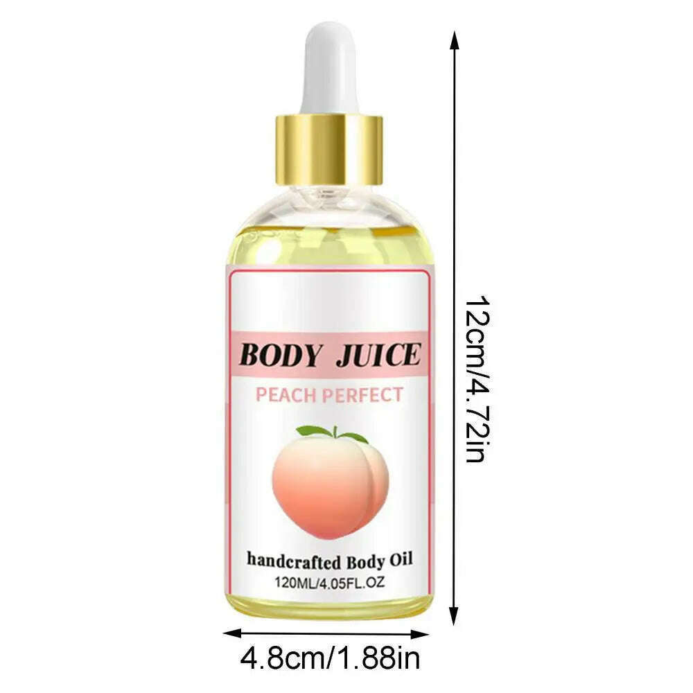 KIMLUD, Body Juice Massage Oil Strawberry Serum Anti Dark Spots Smooth Moisturizing Relax Repair Aromatherapy Glow Relieve Dry Skin Care, peach flavor / CHINA, KIMLUD APPAREL - Womens Clothes