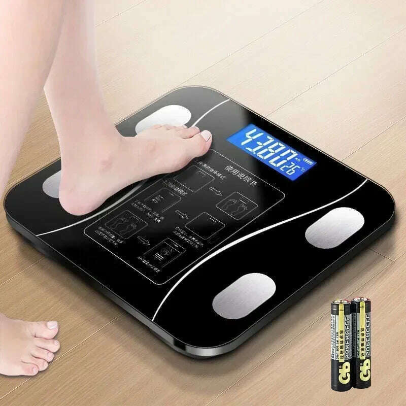 KIMLUD, Body Scale Weight Scale Bascula Baño Electronic Scale Bluetooth Weighing Scale Home Charging Healthy, KIMLUD Womens Clothes