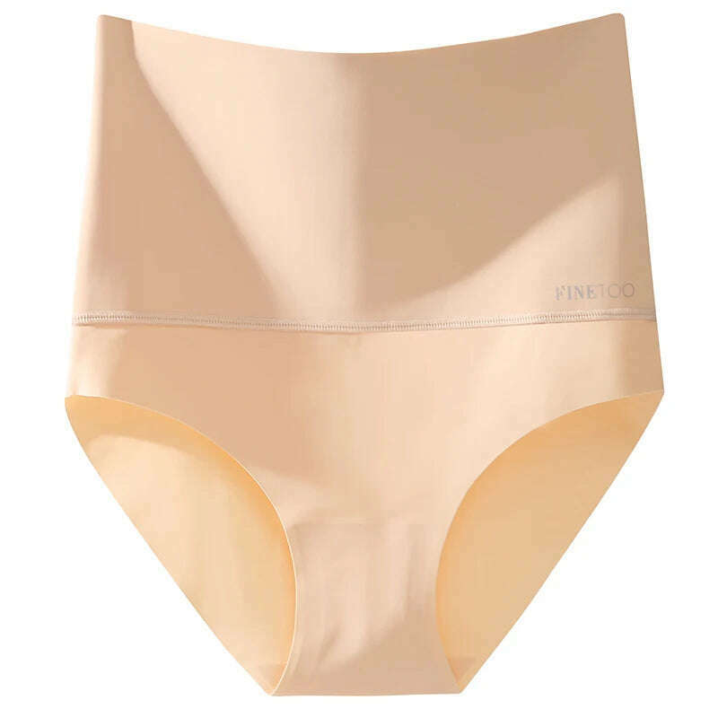 KIMLUD, Bodyshaper High Waist Seamless Panties Women Underwear Anti-bacteria Soft Crotch Briefs for Female Intimates Lingerie Shapewear, Apricot / M / Fast Shipping, KIMLUD APPAREL - Womens Clothes