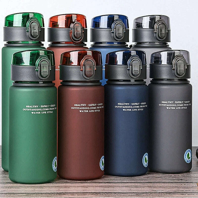 Brand BPA Free Leak Proof Sports Water Bottle High Quality Tour Hiking Portable My Favorite Drink Bottles 400ml 560ml - KIMLUD