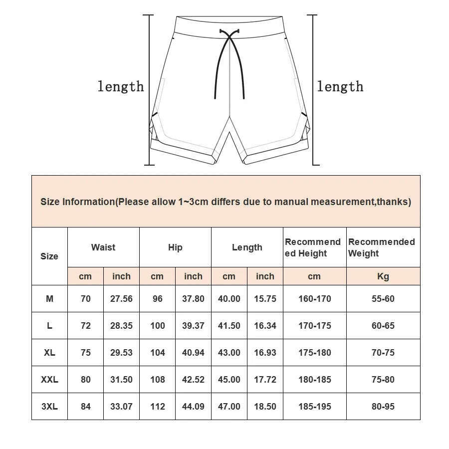 KIMLUD, Camo Running Shorts Men Gym Sports Shorts 2 In 1 Quick Dry Workout Training Gym Fitness Jogging Short Pants Summer Men Shorts, KIMLUD Womens Clothes