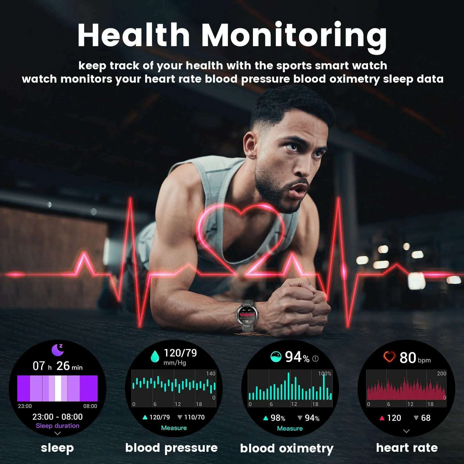 CanMixs K22 watch Bluetooth Call Smart Watch Men Outdoor Sports Fitness Tracker Heart Rate Music Play Smartwatch For Android IOS - KIMLUD