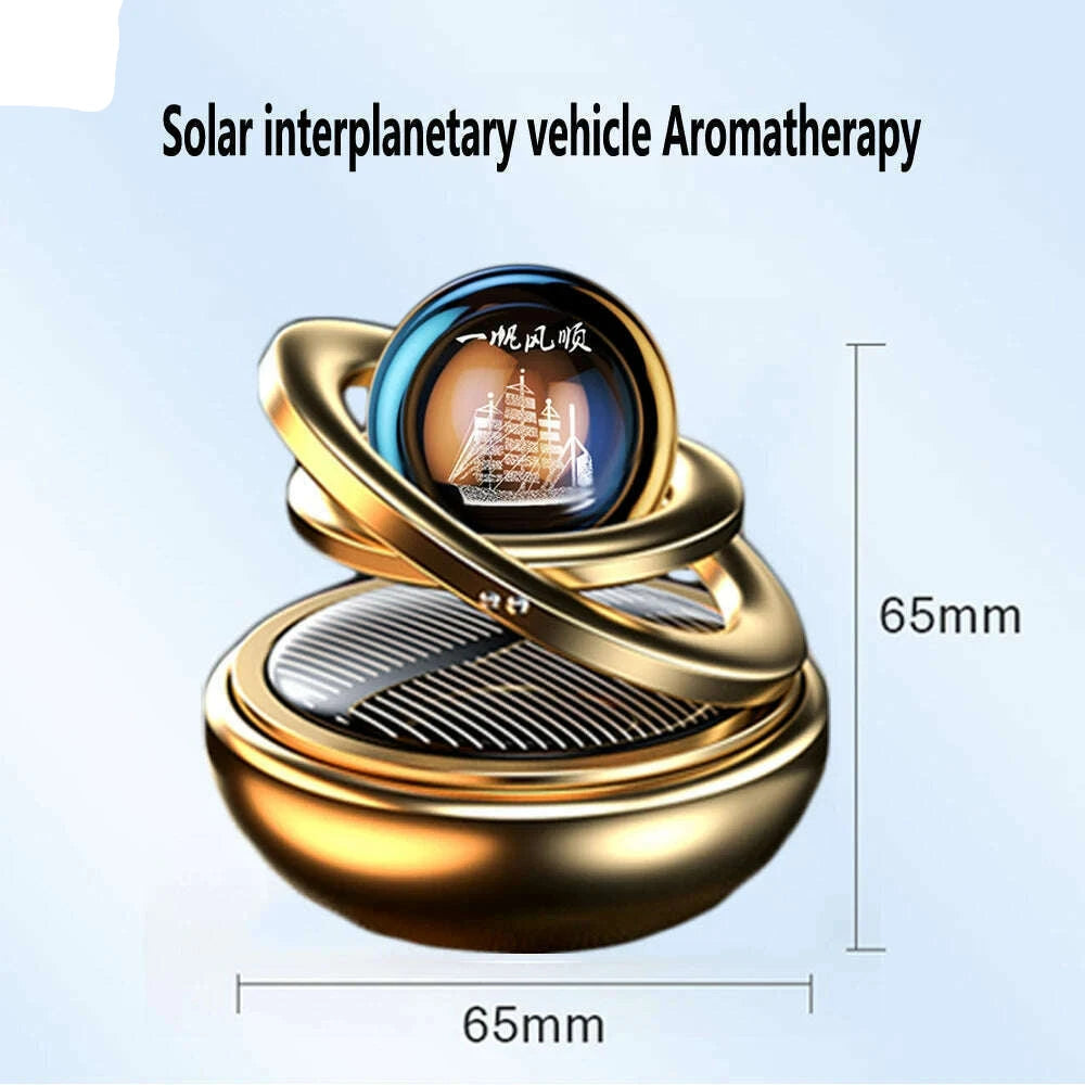 KIMLUD, Car Air Freshener Solar Rotating Aromatreatment Decoration Car Interior Accessories Women Men Original Flavored Perfume Diffuser, KIMLUD Womens Clothes