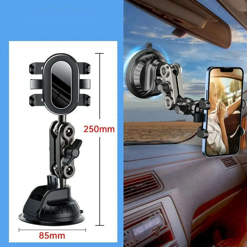 KIMLUD, Car Phone Mount Video Recording Universal Magic Arm Suction Car Phone Holder Mount Windshield Window Glass Vlog Shooting, KIMLUD Womens Clothes