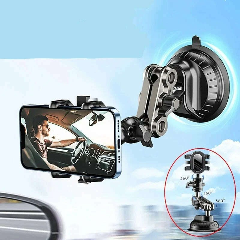 KIMLUD, Car Shooting Mobile Phone Bracket Selfie Fixed Universal Outdoor Travel Self-driving Sucker Bracket for Car Window Windshield, KIMLUD Womens Clothes