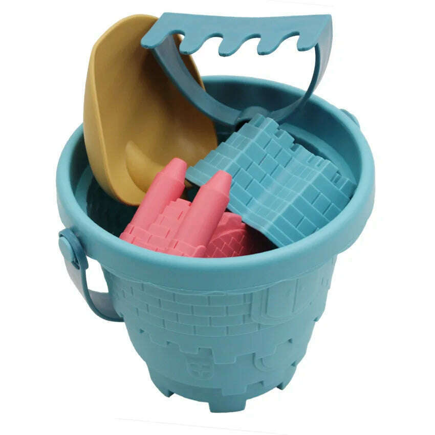 KIMLUD, Children's Castle Sand Digging Sets Sand Scoop Summer Toy Beach Toys Sand Box for Kids Outdoor Baby Educational Interactive Gift, KIMLUD Womens Clothes