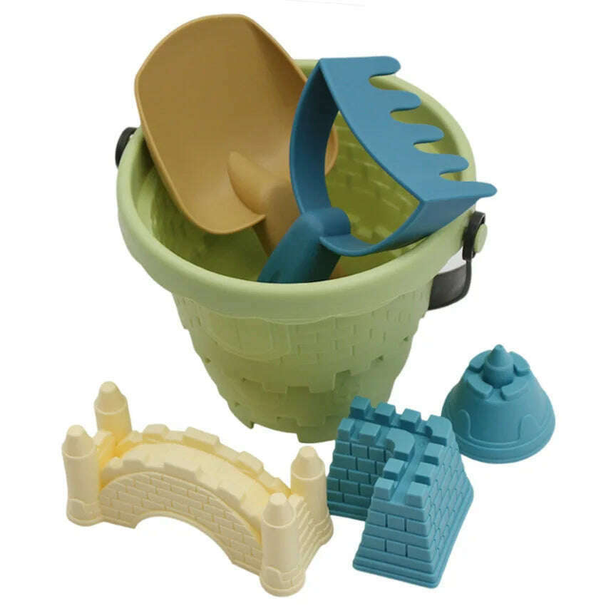 KIMLUD, Children's Castle Sand Digging Sets Sand Scoop Summer Toy Beach Toys Sand Box for Kids Outdoor Baby Educational Interactive Gift, KIMLUD Womens Clothes