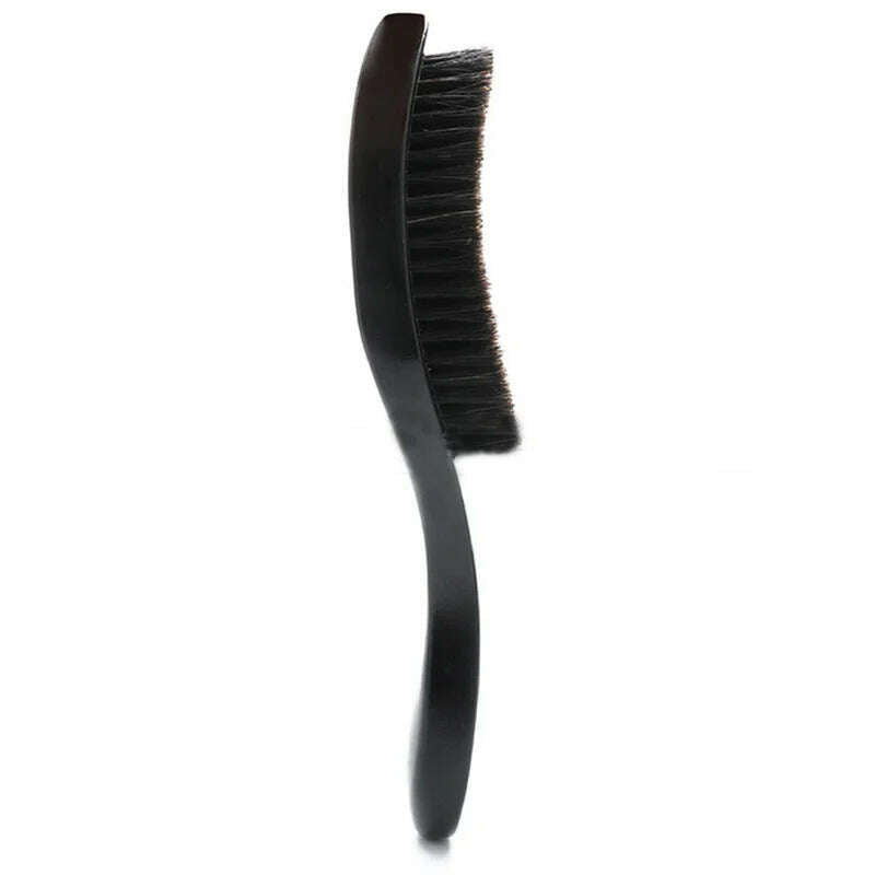 Comb Men Slcked Black Styling Comb Beard Hair Brushes Beech Texture Massage Waves Anti-knots Barber Hair Accessories Hair Care - KIMLUD