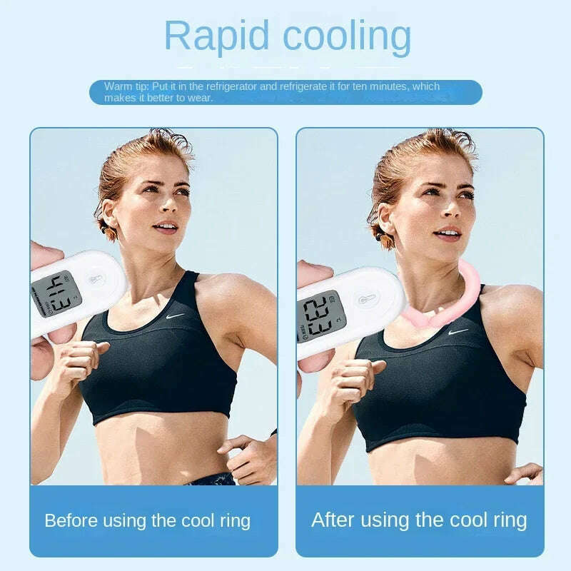 KIMLUD, Cooling Neck Ring for Cooling Heat, Quick Cooling, Essential Cooling Ring for Summer Outdoor Sports Fast Cooling Expert, KIMLUD Womens Clothes