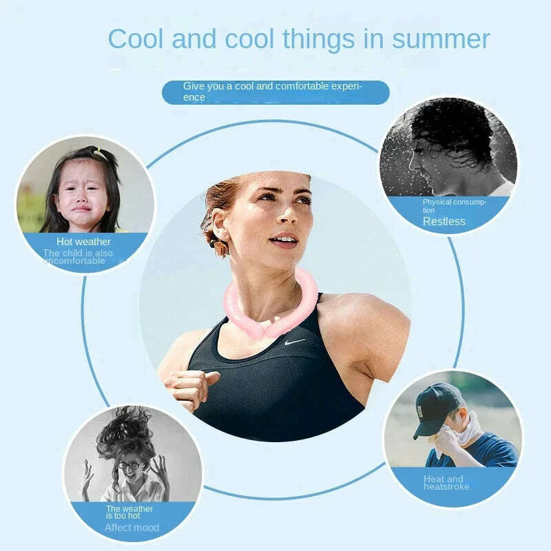 KIMLUD, Cooling Neck Ring for Cooling Heat, Quick Cooling, Essential Cooling Ring for Summer Outdoor Sports Fast Cooling Expert, KIMLUD Womens Clothes