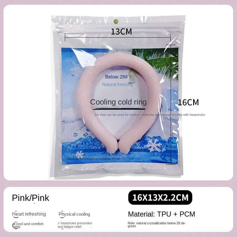 KIMLUD, Cooling Neck Ring for Cooling Heat, Quick Cooling, Essential Cooling Ring for Summer Outdoor Sports Fast Cooling Expert, KIMLUD Womens Clothes