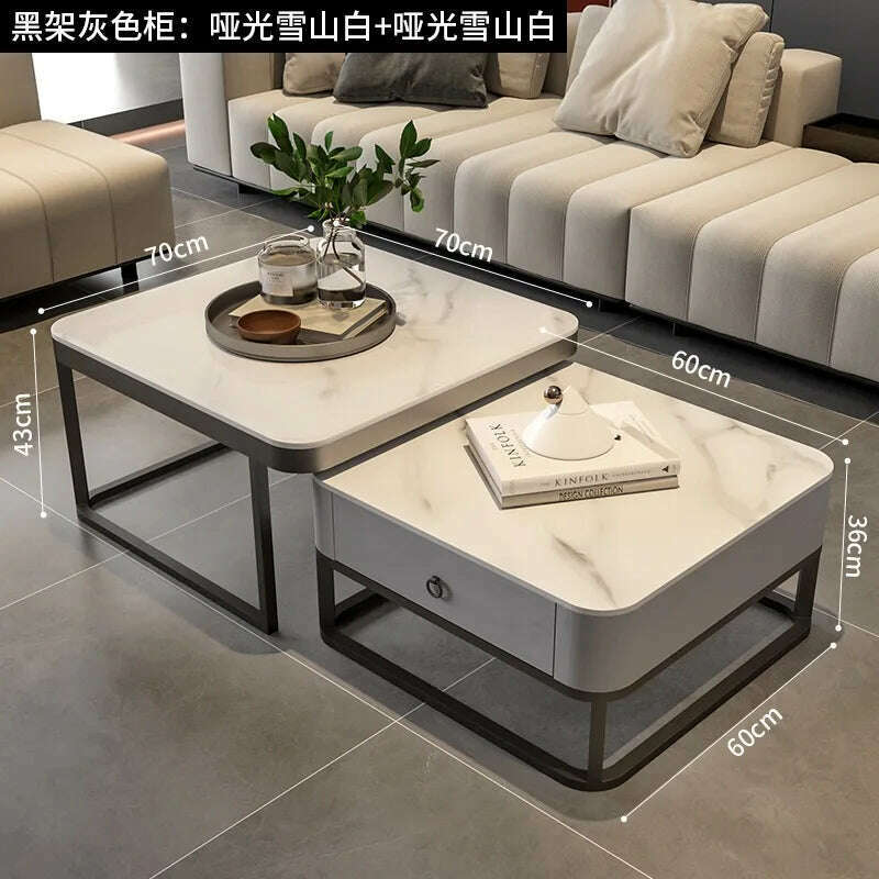 KIMLUD, Corner Makeup Coffee Table Nordic Luxury Design Cute Center Small Table Mobile Marble Tavolino Da Salotto Outdoor Furniture, style13, KIMLUD APPAREL - Womens Clothes