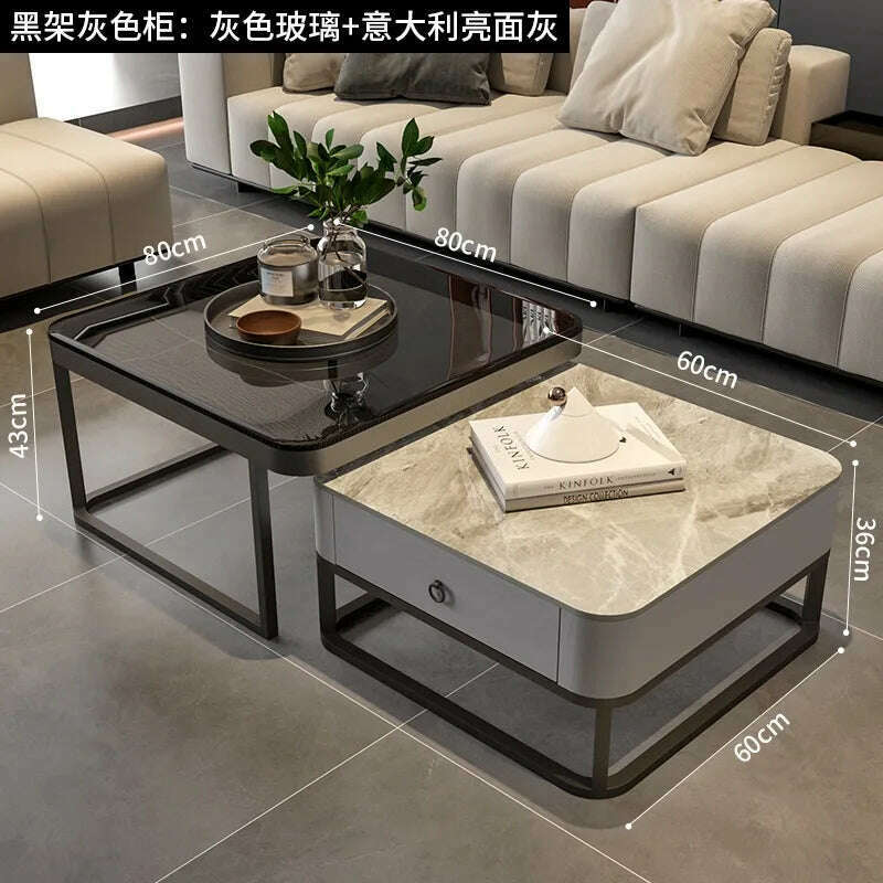 KIMLUD, Corner Makeup Coffee Table Nordic Luxury Design Cute Center Small Table Mobile Marble Tavolino Da Salotto Outdoor Furniture, style18, KIMLUD APPAREL - Womens Clothes