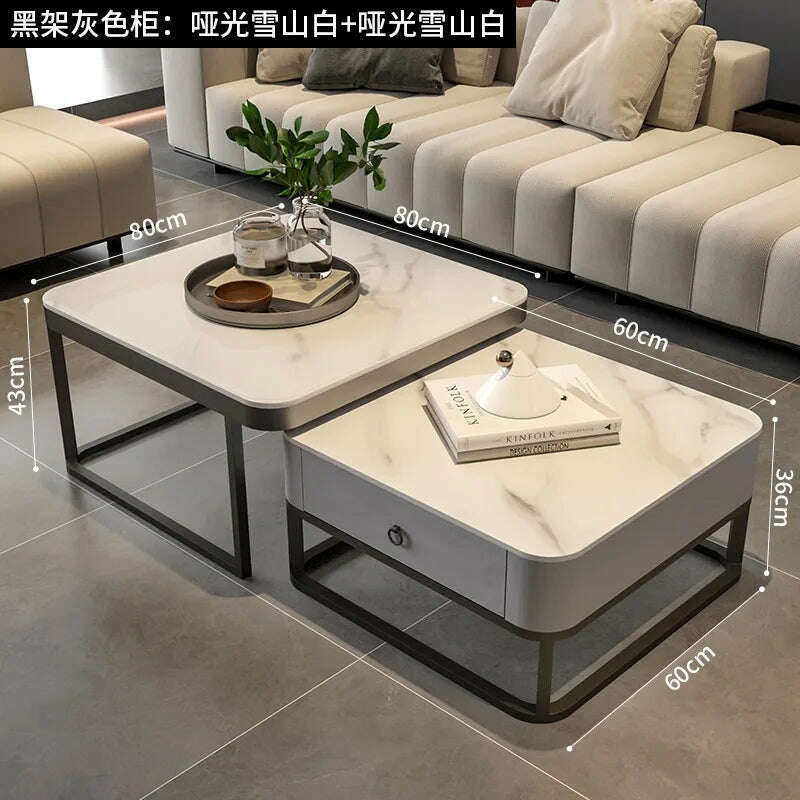 KIMLUD, Corner Makeup Coffee Table Nordic Luxury Design Cute Center Small Table Mobile Marble Tavolino Da Salotto Outdoor Furniture, style14, KIMLUD APPAREL - Womens Clothes