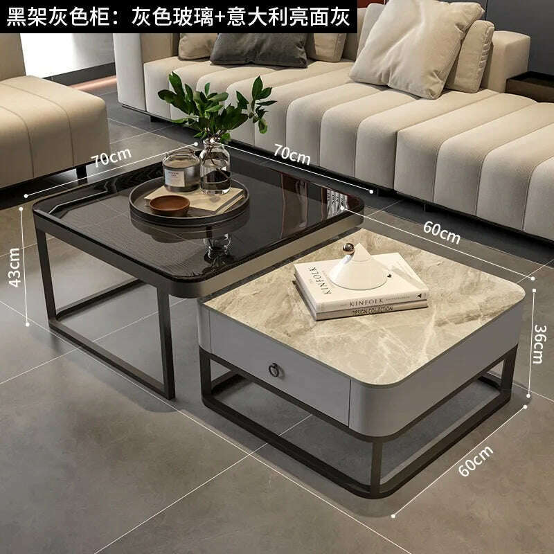 KIMLUD, Corner Makeup Coffee Table Nordic Luxury Design Cute Center Small Table Mobile Marble Tavolino Da Salotto Outdoor Furniture, style17, KIMLUD APPAREL - Womens Clothes