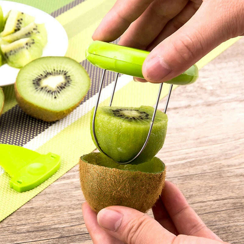 KIMLUD, Detachable Kiwi Cutter Kitchen Creative Fruit Peeler Salad Cooking Tools Lemon Peeling Gadgets Kitchen Gadgets and Accessories, KIMLUD Womens Clothes