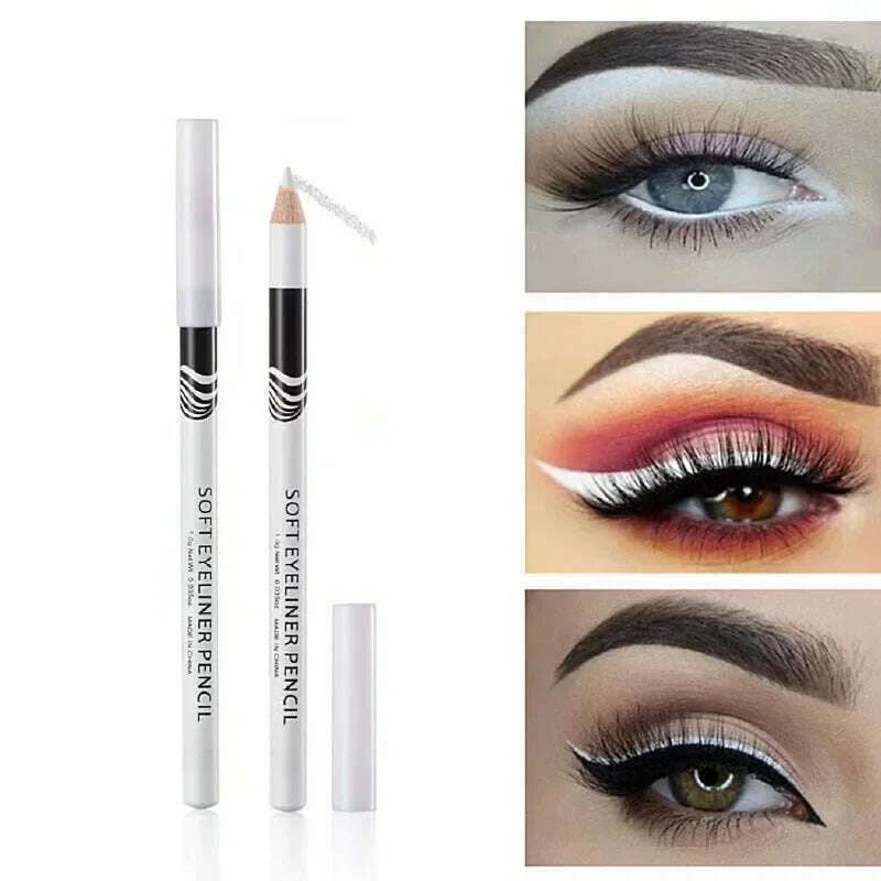 KIMLUD, Double Color Glitter Eye Shadow Stick Pencil Eyeshadow Makeup Waterproof Bicolor Shimmer Lazy Cosmetics Beauty Makeup Tool, 1PC, KIMLUD APPAREL - Womens Clothes