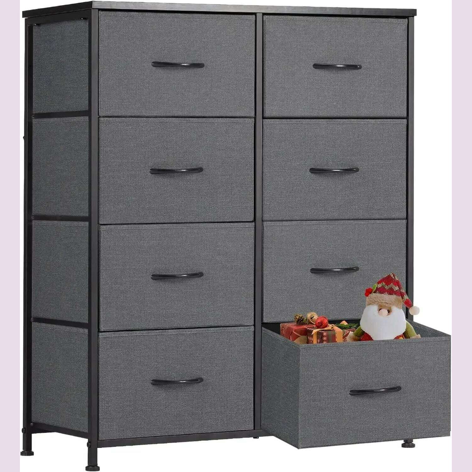 KIMLUD, Dressers for Bedroom Furniture Thickened Frame Dresser Vanity Table for Makeup Furnitures Hallway Kids Room Make Up Table Toilet, Grey  8 Drawers / United States, KIMLUD APPAREL - Womens Clothes