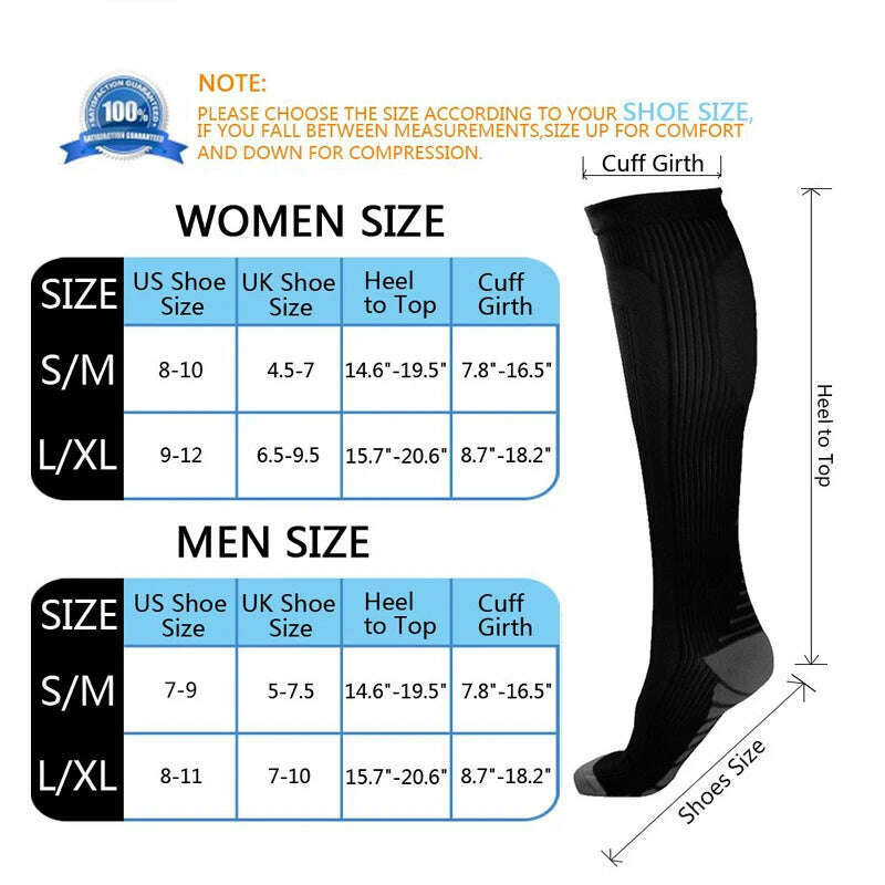 KIMLUD, Dropship Compression Stockings Batch Socks Varicose Veins Nurse Socks Football Running Men Women Outdoor Sports Socks Unisex, KIMLUD Womens Clothes