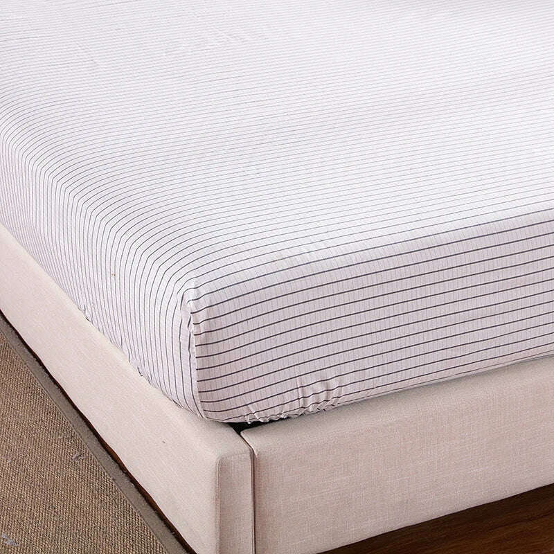 Earthing Fitted Sheet Silver Antimicrobial Fabric Conductive for nature healthy sleep Not included pillow case - KIMLUD