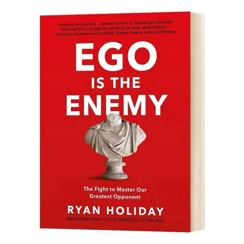 EGO IS THE ENEMY By Ryan Holiday Paperback Novel #1 New York Times Bestseller Book - KIMLUD