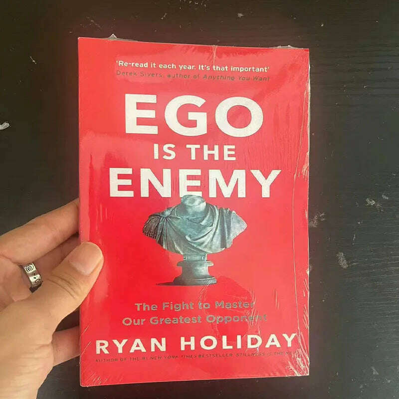 EGO IS THE ENEMY By Ryan Holiday Paperback Novel #1 New York Times Bestseller Book - KIMLUD