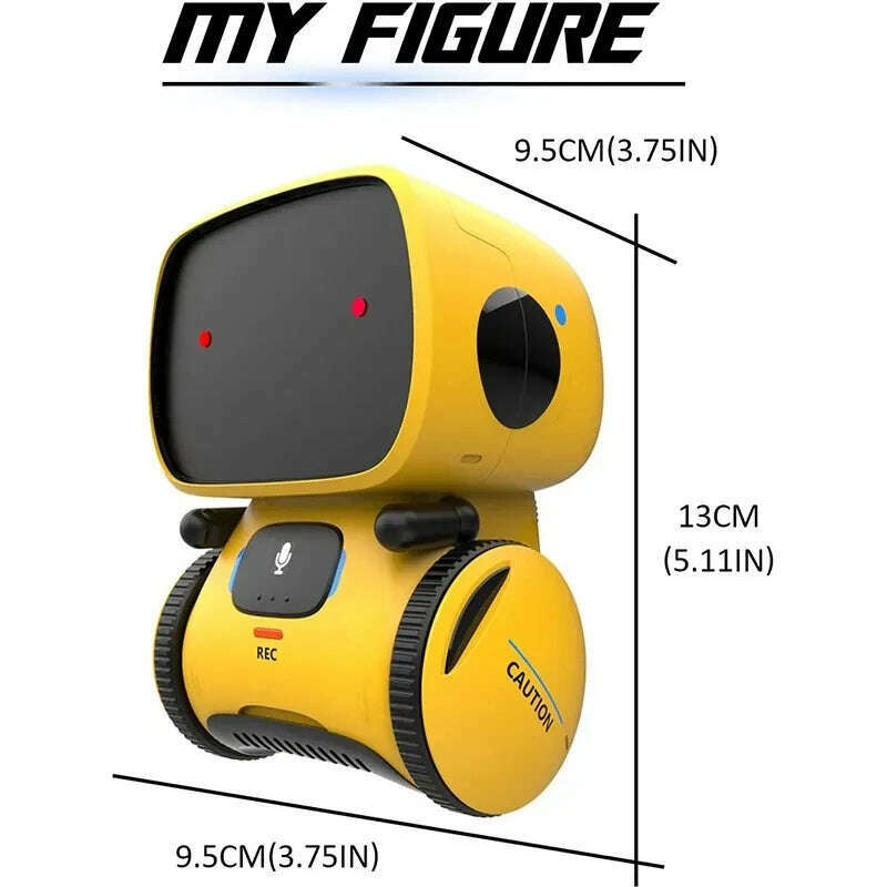 Emo Robot Toys Kids Smart Talking Robot With Voice Controlled Touch Sensor Singing Dancing Robot Toy Gift For Boys Girls - KIMLUD