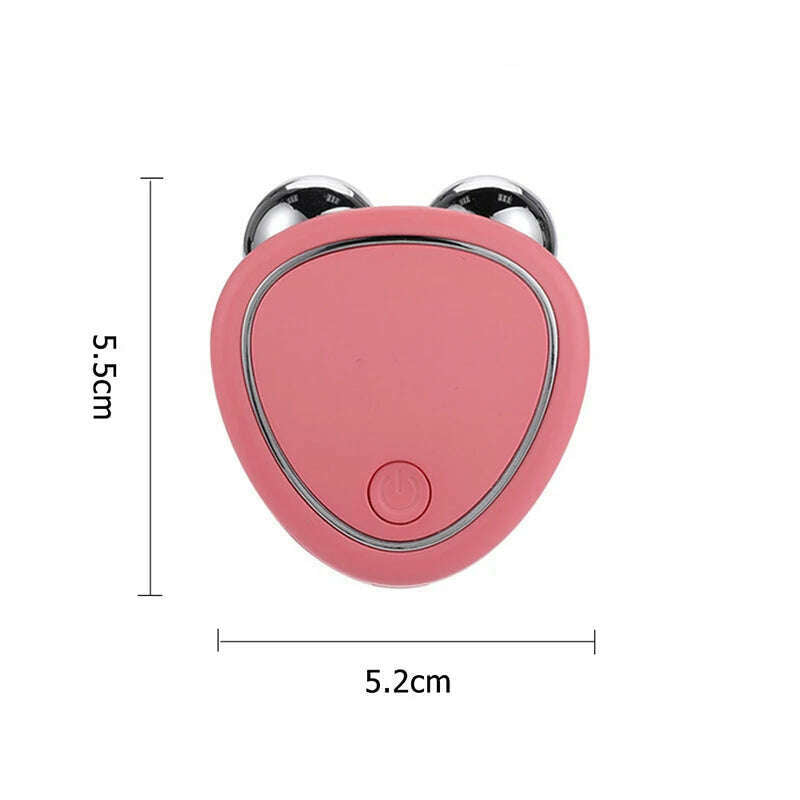 KIMLUD, EMS Face Massager Mini Portable Microcurrent Face Lifting Machine Roller Rejuvenation Beauty Facial Skin Tightening Anti Wrinkle, KIMLUD Womens Clothes