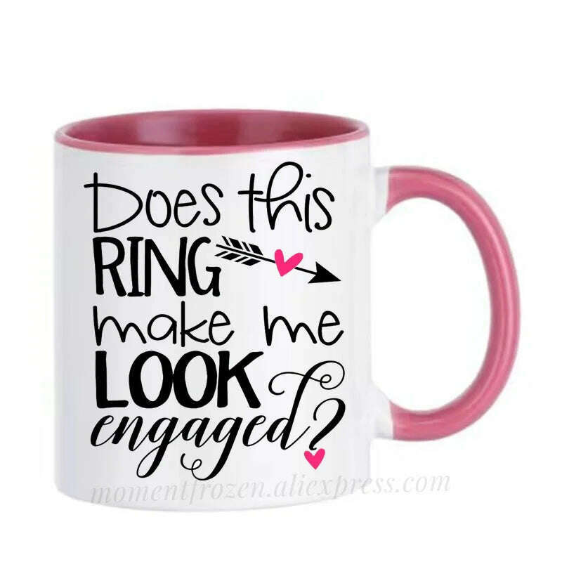 KIMLUD, Engagement Cups Wedding Coffee Mugs Caffeine Cocoa Tea Mugen Bride Bridegroom Gifts Tableware Coffeeware Teaware Beer Drinkware, KIMLUD Womens Clothes