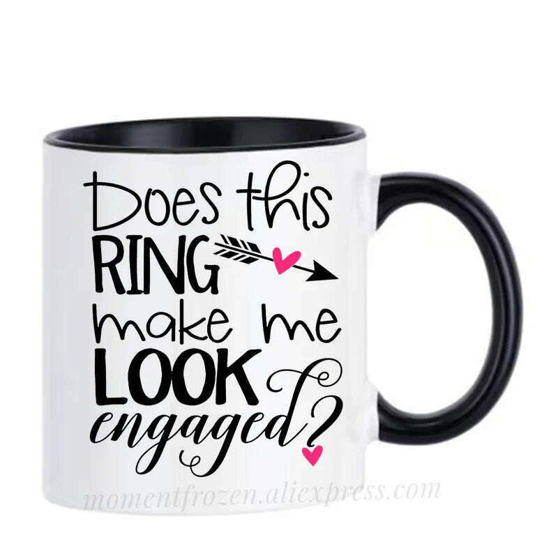 KIMLUD, Engagement Cups Wedding Coffee Mugs Caffeine Cocoa Tea Mugen Bride Bridegroom Gifts Tableware Coffeeware Teaware Beer Drinkware, KIMLUD Womens Clothes