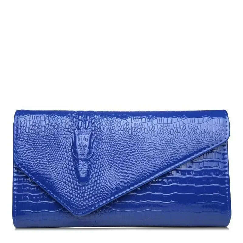 KIMLUD, European America Fashion Silver Women's Bag Luxury Shoulder Bags Travel Crossbody Bags for Woman 2024 New Chain Handbags Purses, blue, KIMLUD APPAREL - Womens Clothes