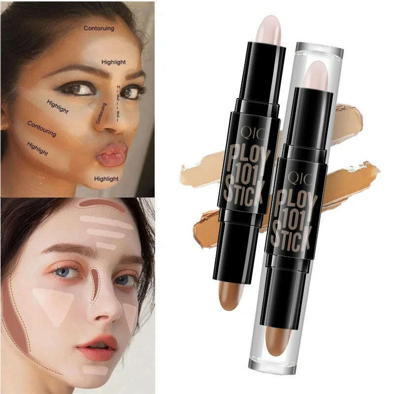 Face Freckles Foundation Concealer Pen Long Lasting White Dark Circles Corrector Contour Eye Stick Pencil Cosmetic Makeup - KIMLUD