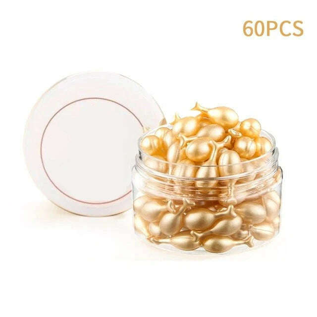 KIMLUD, Facial Care Fullerene Capsule Lifting Firming Wrinkle Serum Elasticity Repair Rejuvenat Anti Wrinkle Skin Care Essence, 60Capsules / CHINA, KIMLUD APPAREL - Womens Clothes