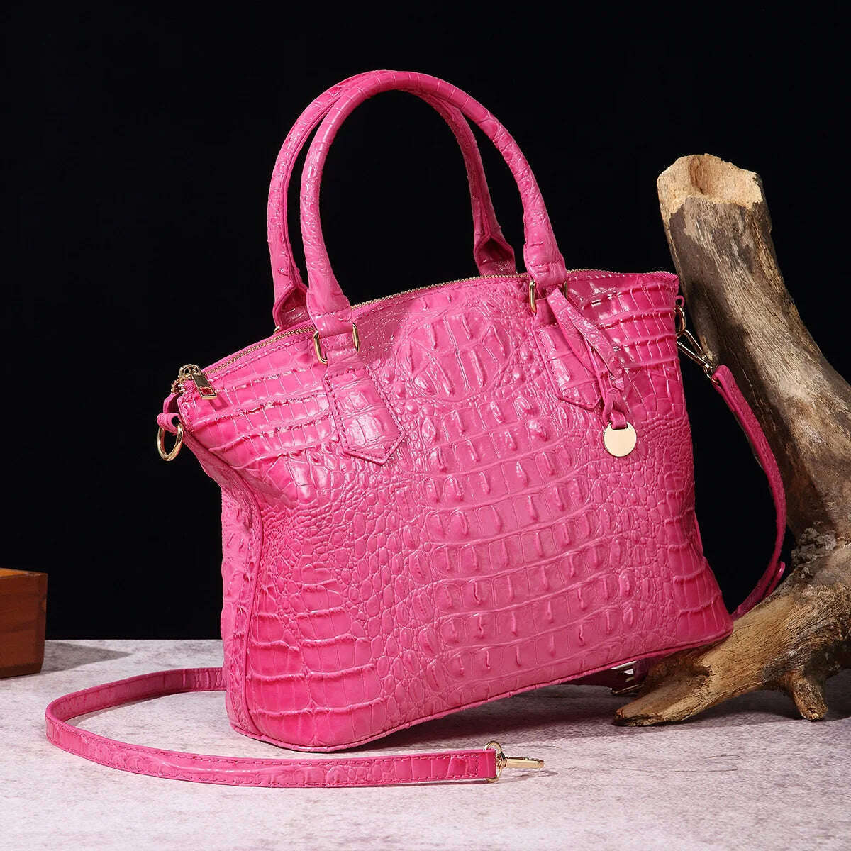 Fashion Colorful Alligator Women Handbags Designer Retro Crocodile Pattern Tote Bag Luxury Pu Leather Shoulder Crossbody Bags - KIMLUD