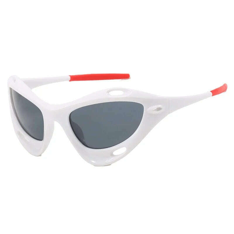 KIMLUD, Fashion Men Y2K Sunglasses New Women Personalized Windproof Sun Glasses Men's Sports Cycling Glasses UV400 Protection Eyewear, C5 / As shown in the figu, KIMLUD APPAREL - Womens Clothes