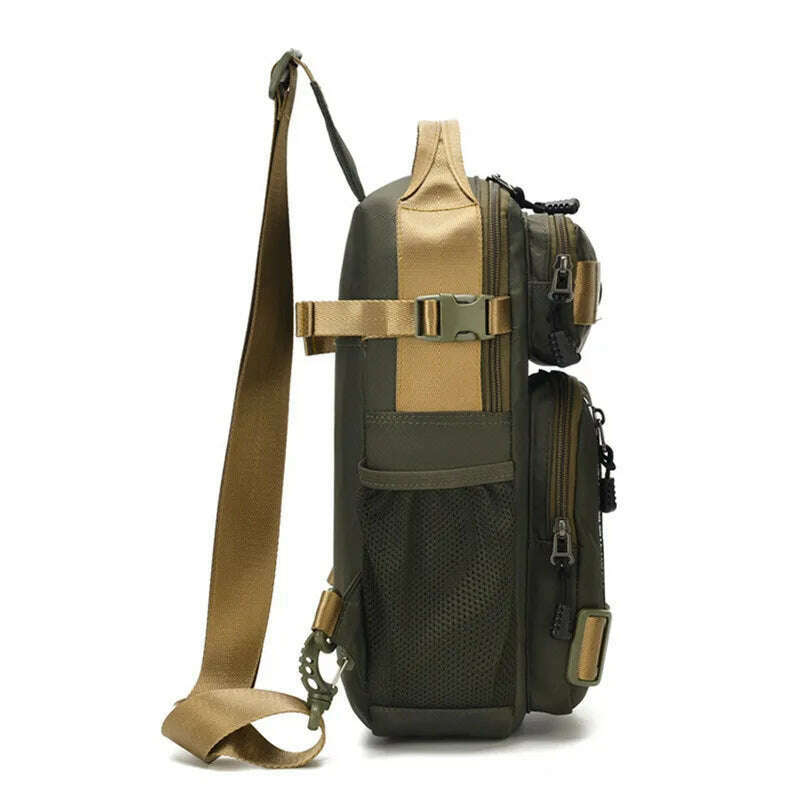 Fashion Multifunction Men's Shoulder Bag Outdoor Sling Crossbody Bags For Male Travel Trend High Capacity Sport Chest Bag - KIMLUD